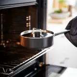 IKEA GULDÖRING (ИКЕА ГУЛДЁРИНГ) — Сотейник с крышкой, нержавеющая сталь/тёмно-серый 1 л — фото 3