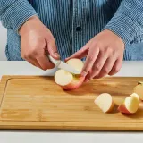 IKEA HACKIG (ИКЕА ХАКИГ) — Набор ножей, 3 шт., керамика белый/бежевый — фото 2