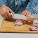 IKEA HACKIG (ИКЕА ХАКИГ) — Набор ножей, 3 шт., керамика белый/бежевый — фото 4