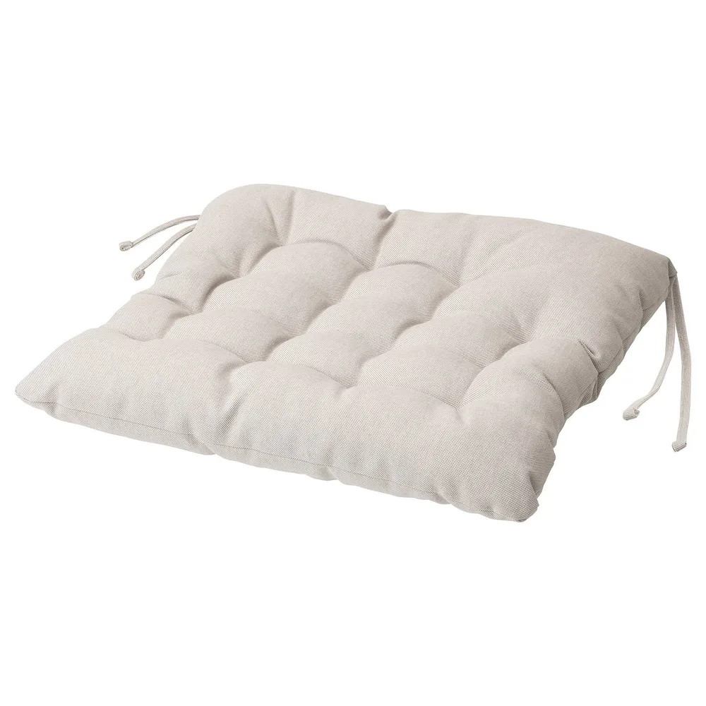 IKEA VIPPÄRT (ИКЕА ВИППЭРТ) — Подушка на стул, бежевая 38x38x6.5 см