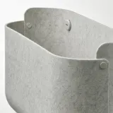 IKEA SKÅDIS (ИКЕА СКОДИС) — Корзинка, серая — фото 2