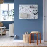 IKEA SKÅDIS (ИКЕА СКОДИС) — Корзинка, серая — фото 5