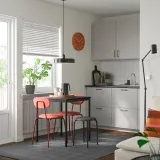 IKEA GULTARP (ИКЕА ГУЛТАРП) — Табурет, антрацит/Реммарн антрацит — фото 3