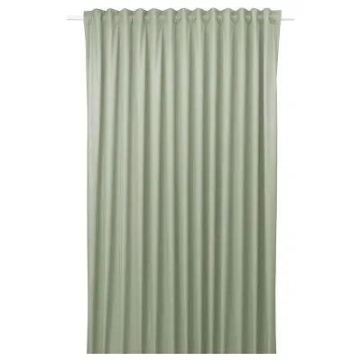 IKEA BENGTA (ИКЕА БЕНГТА) — Штора затемняющая, 1 шт., зелёный/на шторной ленте 210x300 см