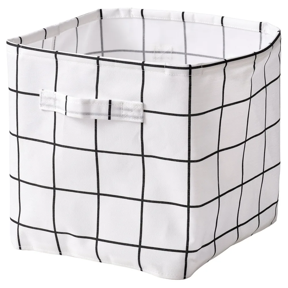 IKEA SLÅTTERVALL (ИКЕА СЛОТТЕРВАЛЛ) — Корзина, ткань 32x35x32 см