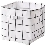 IKEA SLÅTTERVALL (ИКЕА СЛОТТЕРВАЛЛ) — Корзина, ткань 32x35x32 см — фото 1