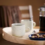 IKEA TOBISFISK (ИКЕА ТОБИСФИСК) — Кружка, с узором/бежевая 330 мл — фото 2