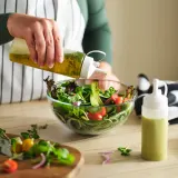 IKEA GRILLTIDER (ИКЕА ГРИЛЛТИДЕР) — Бутылка дозирующая, белая/прозрачная 330 мл — фото 4