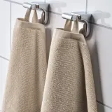 IKEA VÅGSJÖN (ИКЕА ВОГШЁН) — Полотенце банное, светло-бежевый 70х140 см — фото 3