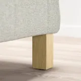 IKEA BURFJORD (ИКЕА БУРФЙОРД) — Ножка, имитация дуба 12.5 см — фото 2