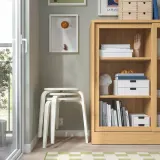 IKEA KYRRE (ИКЕА КИРРЕ) — Табурет, кремовый — фото 4