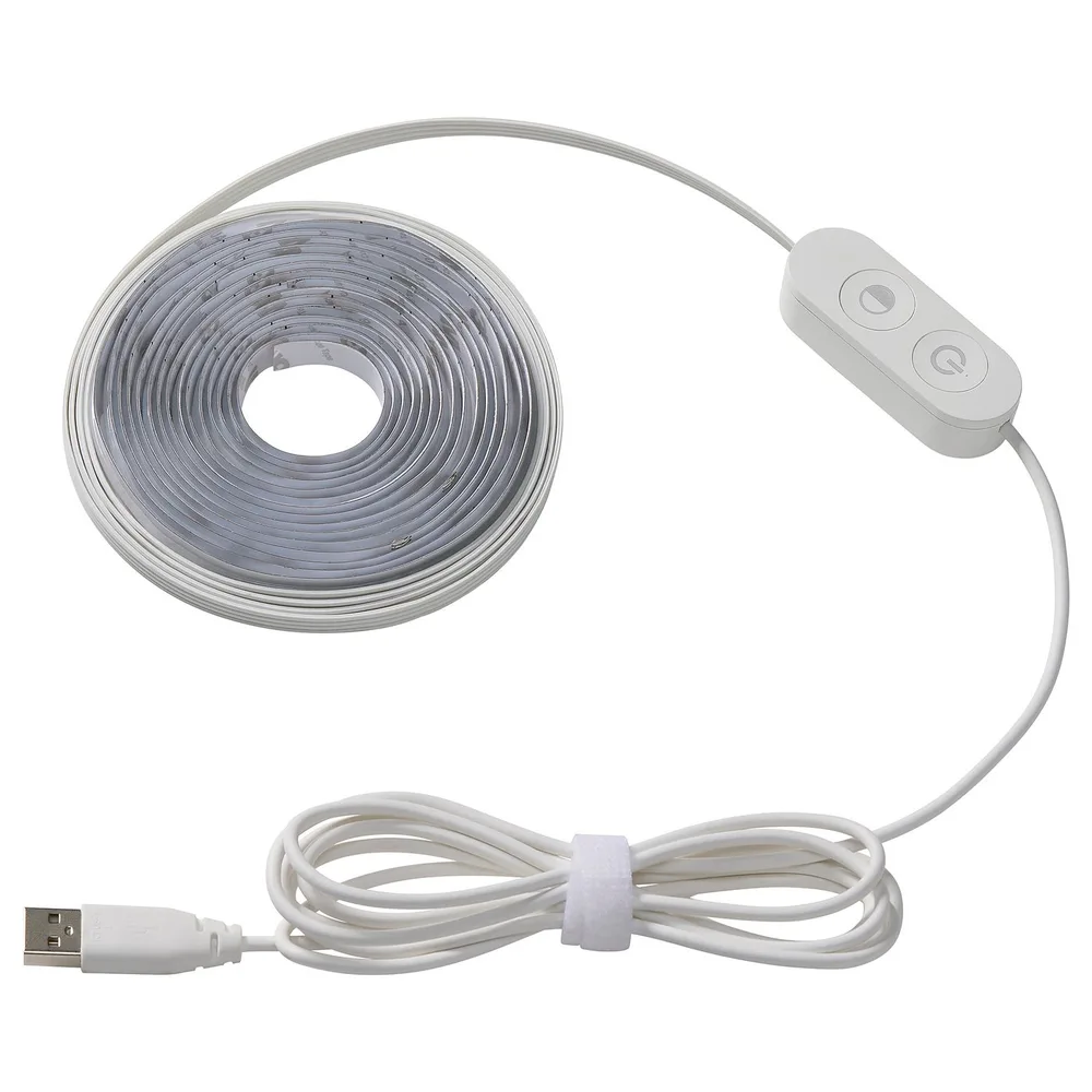 IKEA KABBLEKA (ИКЕА КАББЛЕКА) — Светодиодная лента с USB, с изменением цвета 3 м