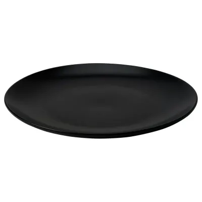 IKEA FÄRGKLAR (ИКЕА ФЭРГКЛАР) — Тарелка, матовая тёмно-серая 26 см