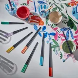 IKEA ÅRFENHAJ (ИКЕА ОРФЕНХАЙ) — Палочки для еды, 8 шт, разноцветные — фото 2