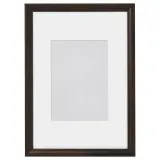 IKEA KLOTKÖRSBÄR (ИКЕА КЛОТКЁРСБЭР) — Рамка, под дуб/тёмно-коричневая 21x30 см — фото 1