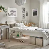 IKEA SLÄKT (ИКЕА СЛЭКТ) — Коробка для хранения, бежевая 55x33x33 см — фото 3