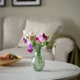IKEA BERGKÖRSBÄR (ИКЕА БЕРГКЁРСБЭР) — Ваза, стекло/зелёная 15 см — фото 2