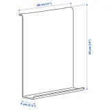 IKEA RELATERA (ИКЕА РЕЛАТЕРА) — Подставка для письма, светлый серо-зелёный — фото 4
