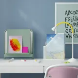 IKEA RELATERA (ИКЕА РЕЛАТЕРА) — Подставка для письма, светлый серо-зелёный — фото 5