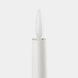 IKEA SMÅLOM (ИКЕА СМОЛОМ) — Свеча коническая LED, на батарейках белая — фото 3