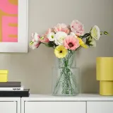 IKEA GULDSPETT (ИКЕА ГУЛДСПЕТТ) — Искусственный цветок, бумага/Роза белый 50 см — фото 3