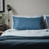 IKEA DVALA (ИКЕА ДВАЛА) — Наволочка, синий 50х60 см — фото 3