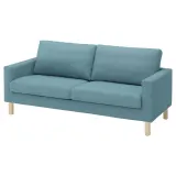 IKEA SALTSJÖBADEN (ИКЕА САЛТШЁБАДЕН) — Чехол на 3-местный диван, Фридтуна тёмный серо-синий — фото 2