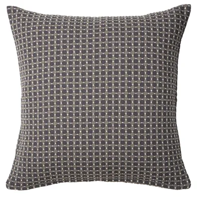 IKEA BRUNNYCKLAR (ИКЕА БРУННИКЛАР) — Наволочка декоративная, тёмно-зелёный/чёрный/рисунок в горошек 50x50 см