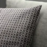 IKEA BRUNNYCKLAR (ИКЕА БРУННИКЛАР) — Наволочка декоративная, тёмно-зелёный/чёрный/рисунок в горошек 50x50 см — фото 2