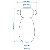 IKEA PS 2026 (ИКЕА ПС 2026) — Ваза, стекло/синий/зелёный 38 см — фото 4