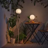 IKEA SOLVINDEN (ИКЕА СОЛВИНДЕН) — Светильник напольный, на солнечной батарее/для улицы бежевый — фото 2