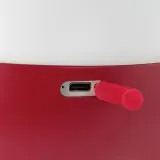 IKEA SOLVINDEN (ИКЕА СОЛВИНДЕН) — Декоративная подсветка LED, на солнечной батарее/шар красный 25 см — фото 4