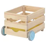 IKEA FLISAT (ИКЕА ФЛИСАТ) — Ящик для игрушек на колёсиках 38x43x29 см — фото 1