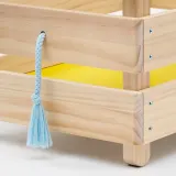 IKEA FLISAT (ИКЕА ФЛИСАТ) — Ящик для игрушек на колёсиках 38x43x29 см — фото 3