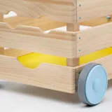 IKEA FLISAT (ИКЕА ФЛИСАТ) — Ящик для игрушек на колёсиках 38x43x29 см — фото 5