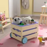 IKEA FLISAT (ИКЕА ФЛИСАТ) — Ящик для игрушек на колёсиках 38x43x29 см — фото 6
