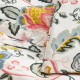 IKEA DAGGSALVIA (ИКЕА ДАГГСАЛВИА) — Комплект постельного белья: пододеяльник и 2 наволочки, разноцветный/цветочный рисунок 200x200/50x60 см — фото 4