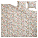 IKEA DAGGSALVIA (ИКЕА ДАГГСАЛВИА) — Комплект постельного белья: пододеяльник и 2 наволочки, разноцветный/цветочный рисунок 200x200/50x60 см — фото 6