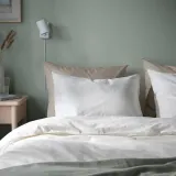 IKEA DVALA (ИКЕА ДВАЛА) — Наволочка, белый 50x60 см — фото 3