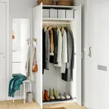 IKEA STUK (ИКЕА СТУК) — Коробка с перегородкой, белый/чёрный 17x51x18 см — фото 4