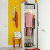 IKEA STUK (ИКЕА СТУК) — Коробка с перегородкой, белый/чёрный 32x51x18 см — фото 6