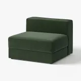 IKEA JÄTTEBO (ИКЕА ЙЭТТЕБО) — Чехол на модуль 1,5-местный с ящиком для хранения, Юханнесхов тёмно-зелёный — фото 2
