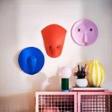 IKEA PS 2026 (ИКЕА ПС 2026) — Настенное украшение, 3 шт., розовый/красный/синий — фото 3