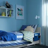 IKEA STICKAT (ИКЕА СТИКАТ) — Карман на кровать, синий 39x30 см — фото 4