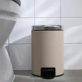 IKEA EKOLN (ИКЕА ЕКОЛН) — Мусорное ведро, бежевое 3 л — фото 4