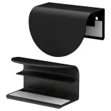 IKEA LATMASK (ИКЕА ЛАТМАСК) — Ручка зажимная, чёрный 60 мм 2 шт. — фото 1