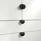 IKEA LATMASK (ИКЕА ЛАТМАСК) — Ручка зажимная, чёрный 60 мм 2 шт. — фото 3