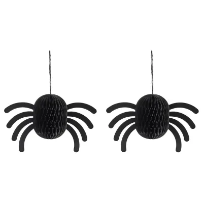 IKEA KUSTFYR (ИКЕА КУСТФИР) — Подвесное украшение, паук чёрный 18 см