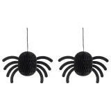 IKEA KUSTFYR (ИКЕА КУСТФИР) — Подвесное украшение, паук чёрный 18 см — фото 1