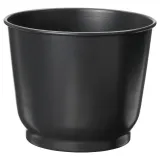 IKEA BROKTRAST (ИКЕА БРОКТРАСТ) — Кашпо, для дома/улицы/тёмно-серый 15 см — фото 1